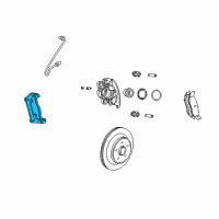 OEM Dodge Ram 1500 Van Bracket Diagram - 5093707AA