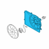 OEM 2021 Kia Sportage SHROUD-Radiator Diagram - 25350D9000