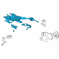 OEM Acura RL Column Assembly, Steering Diagram - 53200-SZ3-A01