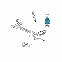 OEM 2005 Saturn Ion Rear Spring Diagram - 22733682