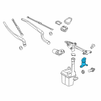 OEM 1996 Toyota Tacoma Washer Pump Diagram - 85330-06031