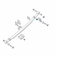 OEM 2018 Nissan NV2500 Nut Diagram - 08918-6441A