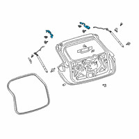 OEM 2022 Lincoln Corsair WEATHERSTRIP Diagram - LJ7Z-78404A06-B