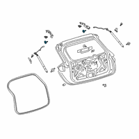 OEM 2022 Lincoln Corsair WEATHERSTRIP - LUGGAGE COMPART Diagram - LJ7Z-7843720-D