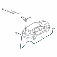 OEM Kia Telluride Hose-Rear Washer Diagram - 98951S9000