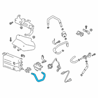 OEM 2021 Infiniti QX50 Hose-Anti Evaporation Control Diagram - 18791-5NA1A