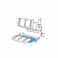 OEM Chevrolet C2500 Cushion, Front Seat Diagram - 12548992