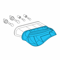 OEM 2007 BMW Z4 Tail Light, Left Diagram - 63-21-7-162-729
