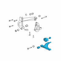 OEM Buick Front Lower Control Arm Assembly Diagram - 84008848