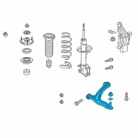 OEM 2016 Honda Odyssey Arm, Left Front (Lower) Diagram - 51360-TK8-A10