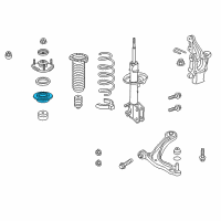 OEM Honda Seat, FR. Spring (Upper) Diagram - 51688-TK8-A01