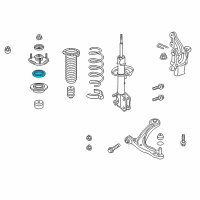 OEM 2009 Honda Pilot Bearing, Front Shock Absorber Mount Diagram - 51726-SZA-A01