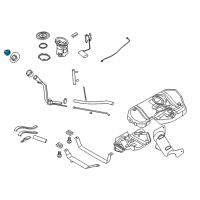 OEM 2008 Saturn Astra Cap, Fuel Tank Filler Diagram - 94731452