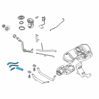 OEM Saturn Astra Fuel Injection Pressure Dampers Diagram - 93192027