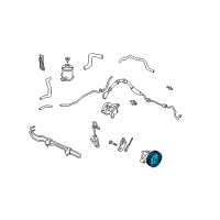 OEM Acura Pulley, Power Steering Pump Diagram - 56483-P8C-A01
