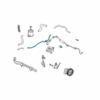 OEM 2001 Acura MDX Pipe B, Return (10MM) Diagram - 53779-S3V-A00