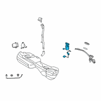 OEM 2010 BMW 335d Fuel Pump Level Sensor Repair Kit Diagram - 16-11-7-190-946