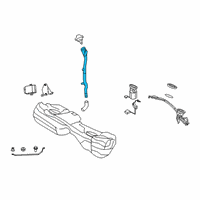 OEM BMW 328i Plastic Filler Pipe Diagram - 16-11-7-203-753