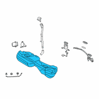 OEM 2009 BMW 335d Plastic Fuel Tank Diagram - 16-11-7-283-802