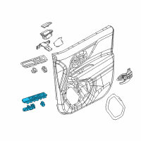 OEM 2015 Jeep Renegade Switch-Front Door Diagram - 6EZ84LXHAA