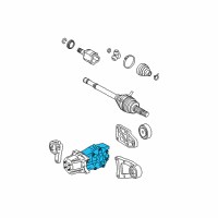 OEM 2011 Toyota RAV4 Differential Assembly Diagram - 41110-42042