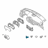 OEM Hyundai Veloster N SWTICH Assembly-Button Start Diagram - 93500-J3000-4X