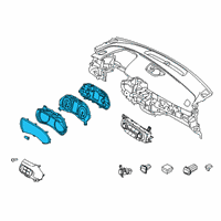 OEM 2020 Hyundai Veloster N Cluster Assembly-Instrument Diagram - 94003-K9700