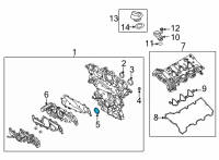 OEM Kia Carnival Oil Seal-Timing CHAI Diagram - 213523N100