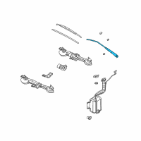 OEM Saturn Wiper Arm Diagram - 22724209