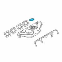 OEM 2022 BMW M850i xDrive Exhaust Manifold/Turbocharger Gasket Diagram - 11-62-8-600-289