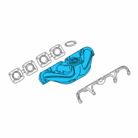 OEM 2020 BMW 750i xDrive EXHAUST MANIFOLD Diagram - 11-62-8-681-196