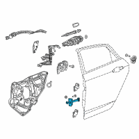 OEM Chrysler 200 Check-Rear Door Diagram - 68145322AE