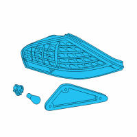 OEM 2006 BMW M6 Tail Light, Left Diagram - 63-21-7-170-977