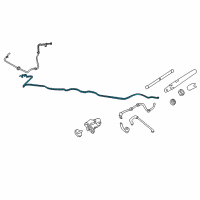 OEM 2017 Ford Explorer Feed Line Diagram - BB5Z-17A605-D