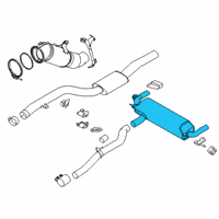 OEM BMW 640i xDrive Gran Turismo Rear Exhaust Flap Muffler Diagram - 18-30-8-674-253