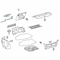 OEM 2017 Toyota Avalon Handle Diagram - 09113-AE011