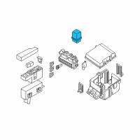 OEM Nissan Armada Relay Diagram - 25230-ZH00A