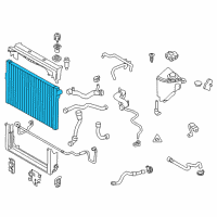 OEM 2013 BMW 750i xDrive Radiator Diagram - 17-11-7-570-094