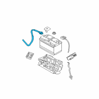 OEM 2006 Dodge Charger Battery Positive Cable Diagram - 4759976AG