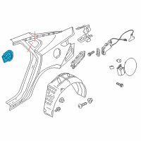 OEM Kia Housing Assembly-Fuel Filler Diagram - 71531D4000