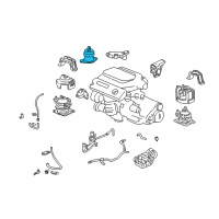 OEM Acura RL Rubber Assembly, Engine Side Mounting Diagram - 50820-SJA-305