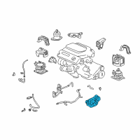 OEM Acura RL Rubber, Transmission Mounting Diagram - 50850-SJA-A02