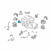 OEM 2008 Acura RL Bracket, Front Engine Mounting Diagram - 50630-SJA-A00