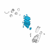 OEM 2008 Hyundai Entourage Cleaner Assembly-Air Diagram - 28110-4D200