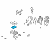 OEM 2015 Kia Optima Heater-Front Seat Cushion Diagram - 881954C031