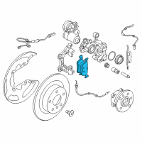 OEM 2020 BMW X1 Brake Disc And Pad Kit Diagram - 34206859917