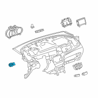 OEM 2013 Buick Encore Headlamp Switch Diagram - 95297029