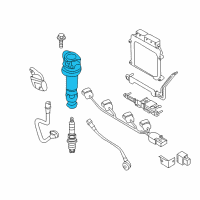 OEM Kia Soul Ignition Coil Assembly Diagram - 273012B010