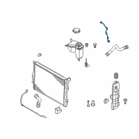 OEM 2010 BMW M3 Radiator Hose Diagram - 17537838219