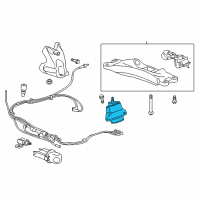 OEM 2016 Cadillac ATS Mount Diagram - 23273995